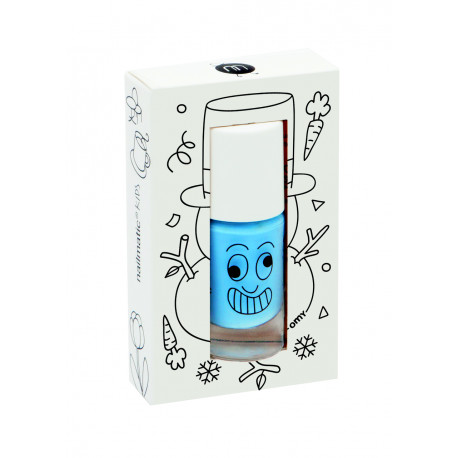 Akcija! Nailmatic Kids bērnu nagu laka uz ūdens bāzes, 8ml, FREEZY - debess zila