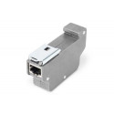 Digitus PoE surge protector (RJ45), DIN rail installation, indoor