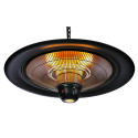 Infrapuna soojuskiirgur Veltron UFO CEILING-LED 2,5kW, must