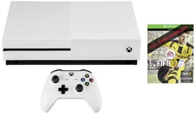 Microsoft Xbox One S 500GB + Fifa 17 mäng