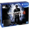 Sony Playstation 4 Slim 1TB Uncharted 4, 2 Controller USK 16