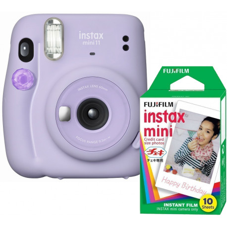 Fujifilm Instax Mini 11, lilac purple + film