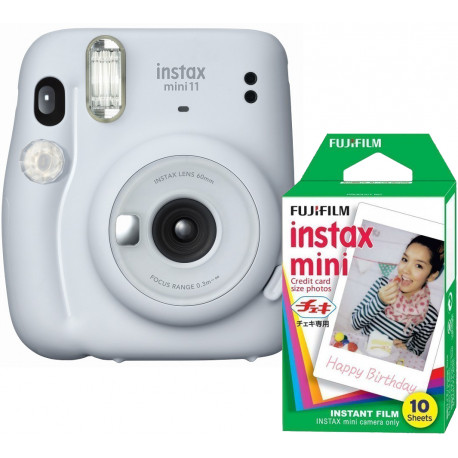 Fujifilm Instax Mini 11, ice white + пленка