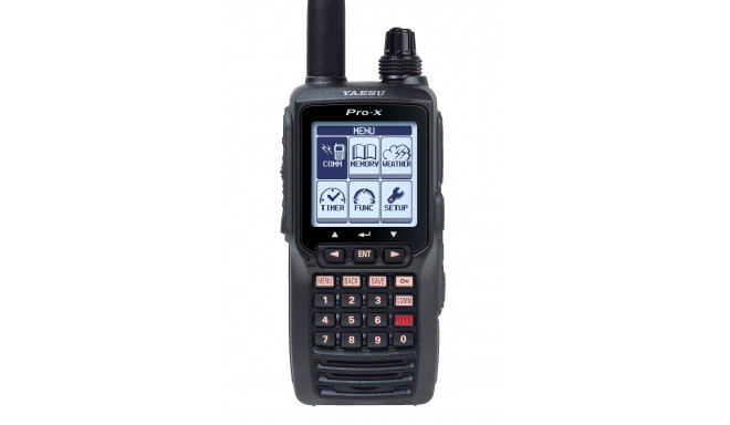 Yaesu FTA-550L Airband COM radio with VOR NAV