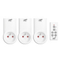 Remote controlled mains socket x3 LTC