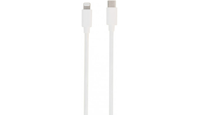 Vivanco kaabel Lightning - USB-C 15cm, valge (62757)