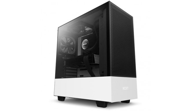 NZXT computer case H510 Flow Midi Tower, white