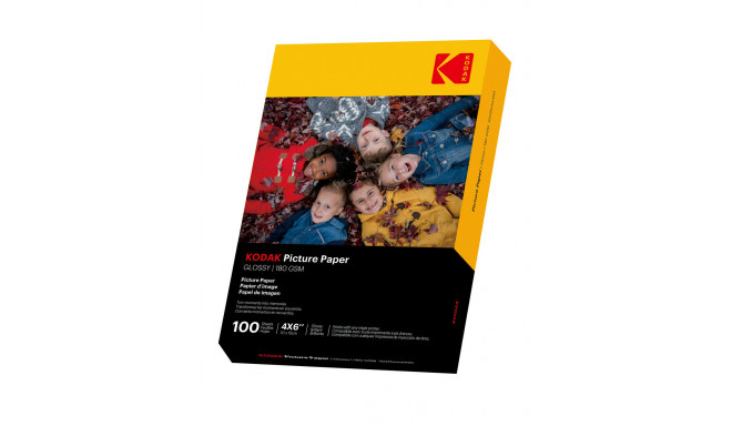 Kodak 180gsm 9.1mil Glossy 4/6x100