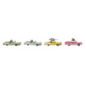 Dekoratīvās figūriņas DKD Home Decor Automobilis Vintage (4 pcs) (25.8 x 10.5 x 9.5 cm)