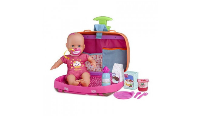 Baby Doll with Accessories Nenuco Trolley Famosa