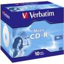 Verbatim CD-R Music 700MB 10tk karbis