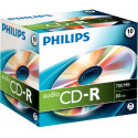 Philips CD-R 700MB 52x Audio 10tk karbis
