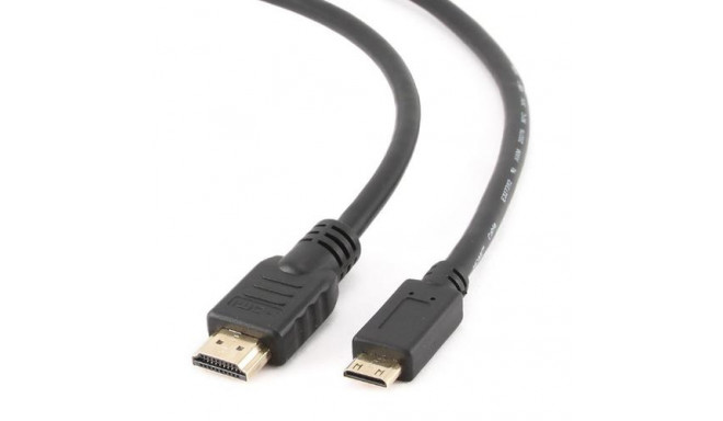 Gembird HDMI - mini HDMI, 3m HDMI cable HDMI Type A (Standard) HDMI Type C (Mini) Black