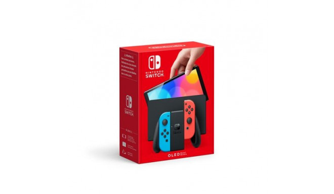 Nintendo Switch (OLED Model) Neon Blue/Neon Red