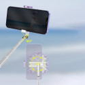 Baseus Traveler Bluetooth Tripod Selfie Stick violet (ZPBL000005)