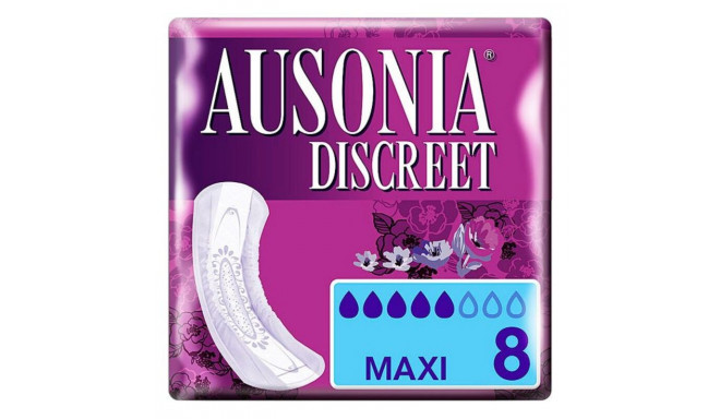 Uriinipidamatuse hügieeniside DISCREET mAXI Ausonia Discreet (8 uds) 8 Ühikut
