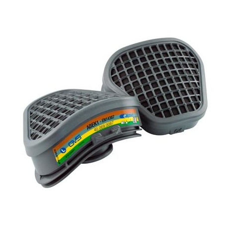 GVS Elipse ABEK1 replacement filters SPR489 – activated carbon, ABS shell, compatible with SPR488 ma