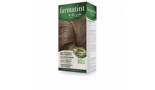 FARMATINT GEL coloración permanente #6d-rubio oscuro dorado 5 u