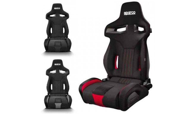 Sēdeklis Sparco R333 Melns/Pelēks