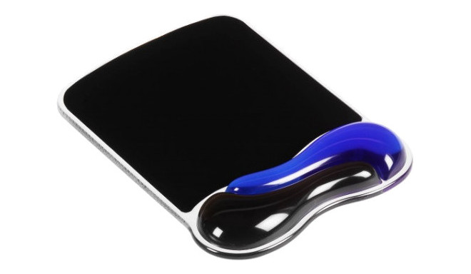 Kensington mouse pad Duo Gel Wave, blue/black
