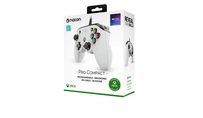 Videogame console joystick Nacon XBXPROCOMPACTWHITE