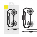 Baseus Car Tool Blustery car two-headed vehicle fan, 360 Degree All-Round Adjustable Air Cooling, Qu