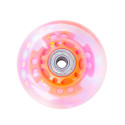 Light up inline skate wheel PU 72x24mm ABEC 5