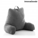 Reading Pillow with Armrests Huggilow InnovaGoods Grey (70 x 45 x 45 cm) (Refurbished B)