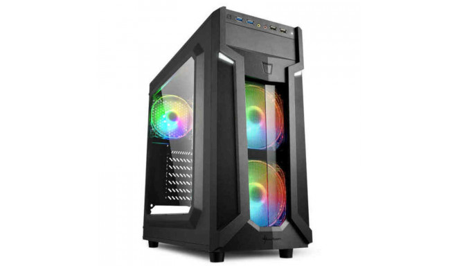 ATX Semi-tower Box Sharkoon VG6-W RGB Black