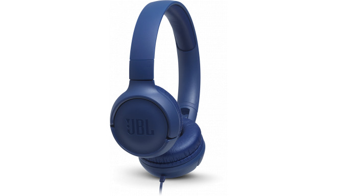 JBL kõrvaklapid + mikrofon Tune 500, sinine