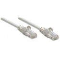 Intellinet Network Patch Cable, Cat6, 0.5m, Grey, CCA, U/UTP, PVC, RJ45, Gold Plated Contacts, Snagl