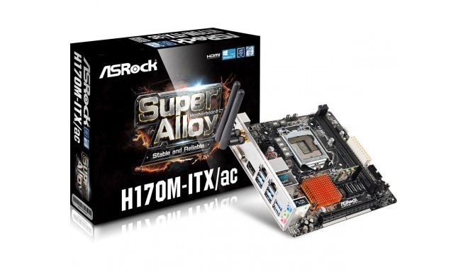ASRock H170M-ITX/ac - 1151