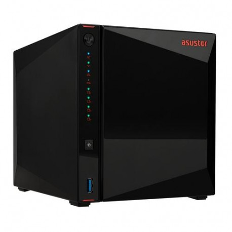 Asustor Nimbustor 4 NAS Desktop Ethernet LAN Black J4105