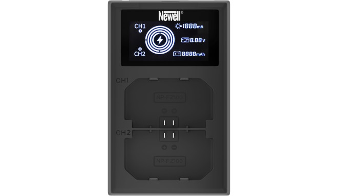 Newell akulaadija FDL-USB-C Dual-Channel Sony NP-FZ100
