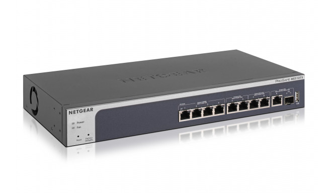 Netgear MS510TX Managed L2/L3/L4 Gigabit Ethernet (10/100/1000) Grey