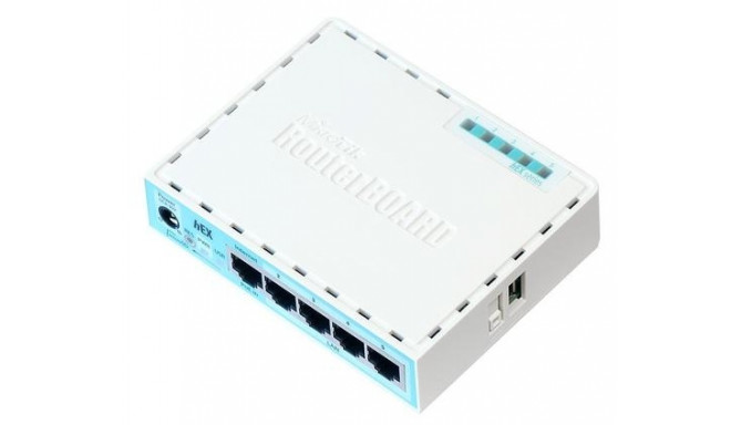 Mikrotik RB750GR3 wired router Gigabit Ethernet Turquoise, White