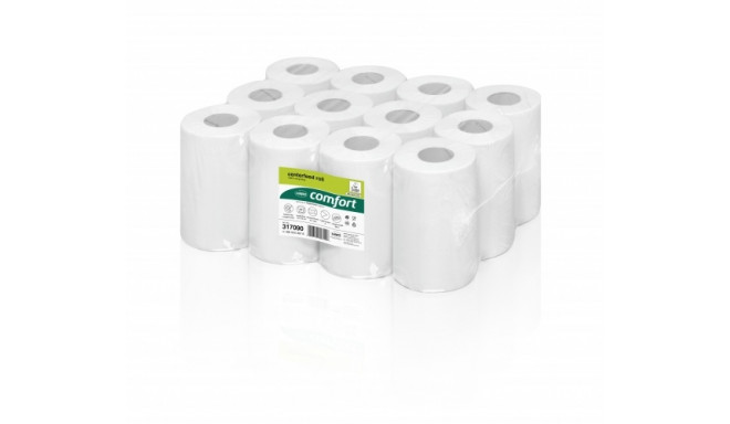 WEPA Centre Feed Rolls for Feed point system RPMB268, 68m 195 sheets, 20x35, Recycled tissue(12pcs)