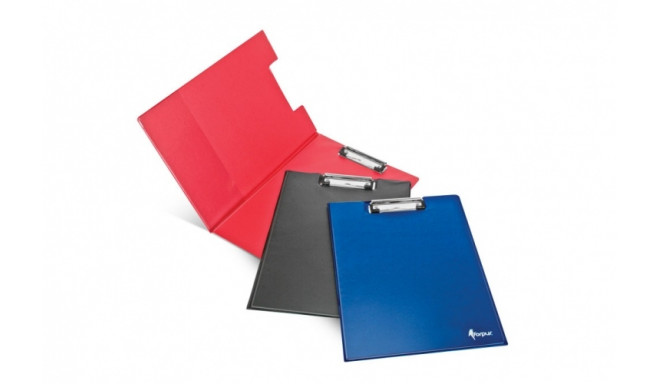 Clip pad Forpus, foldable, A4, Red