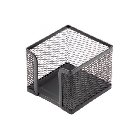 Note paper box Forpus , 9.5x9.5cm, black, perforated metal 1005-008