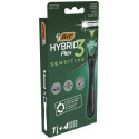 BIC Sisteminis skustuvas ir keičiamos galvutės HYBRID 3 FLEX SENSITIVE (1+4 vnt.)