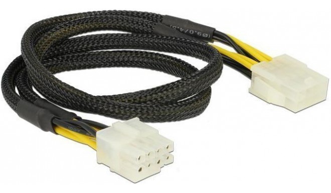 Delock кабель 8-pin EPS M/F 44см