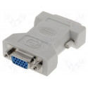 AB/DVIM/HDF Adapter;D-Sub 15pin HD socket,DVI (24+5) plug