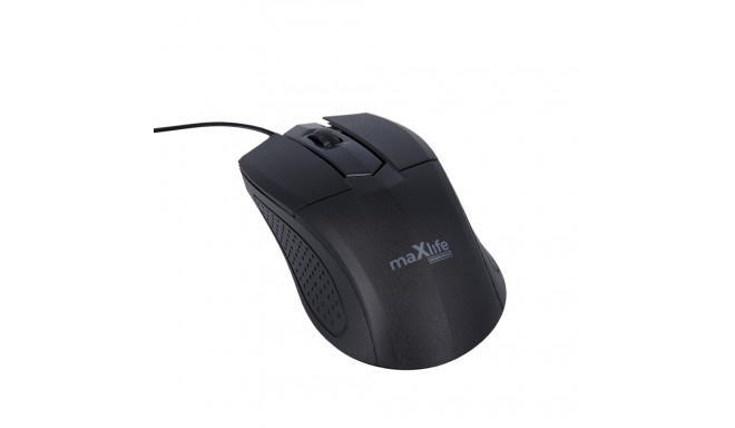 Maxlife Home Office MXHM-01 optical mouse 1000 DPI 1,2 m black