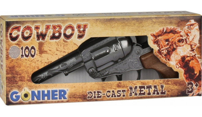 Pulio игрушечное оружие Cowboy металлический револьвер
