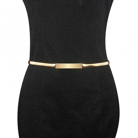 BQ53A ELASTYCZNY PASEK 70CM GOLD