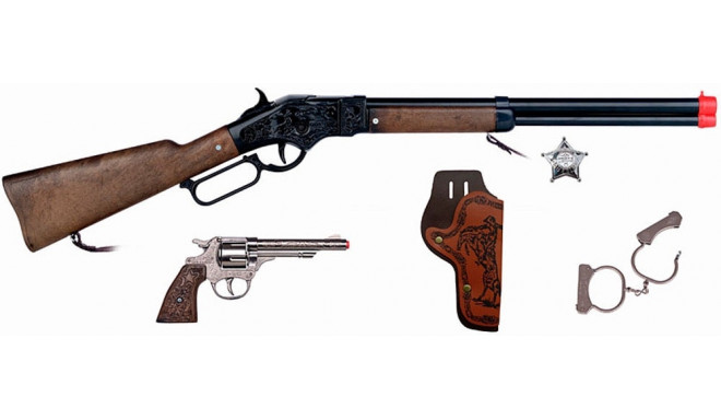 Cowboy Spielzeuggewehr Gonher 93/0 Toy Cap Gun Rifle Winchester Gewehr 81,5 cm 