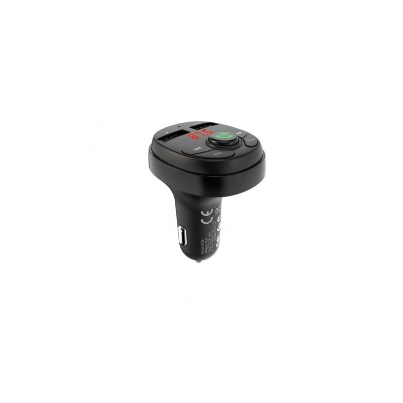 Borofone FM transmitter BC26, black - FM transmitters - Photopoint.lv