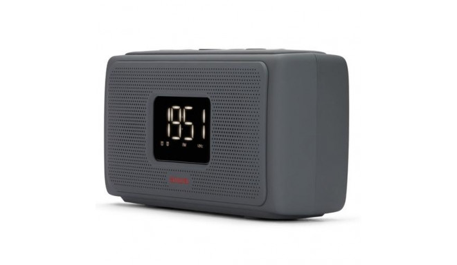 Aiwa CRU-80BT alarm clock Digital alarm clock Grey
