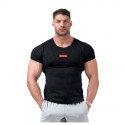 Meeste vabaajasärk Nebbia Red Label Muscle Back 172 must suurus M