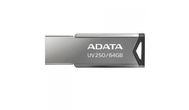 ADATA FlashDrive UV250 16GB  Metal Black USB 2.0 Flash Drive, Retail | ADATA